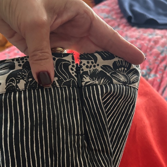 Stylish Black and White Wide Leg Pants - Picture 7 of 10